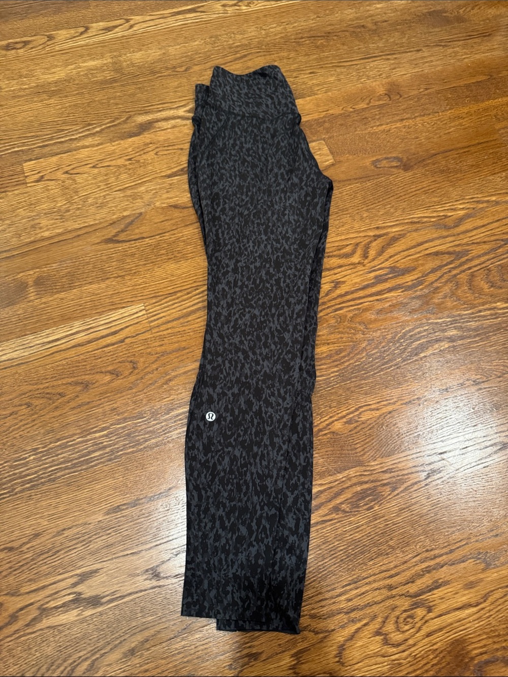 lululemon athletica Black Textured Leggings